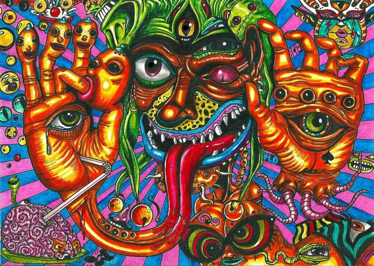 Картинка кисло. Картины трип лсд. Кислота LSD. Лсд BADTRIP. Лсд нейросеть.