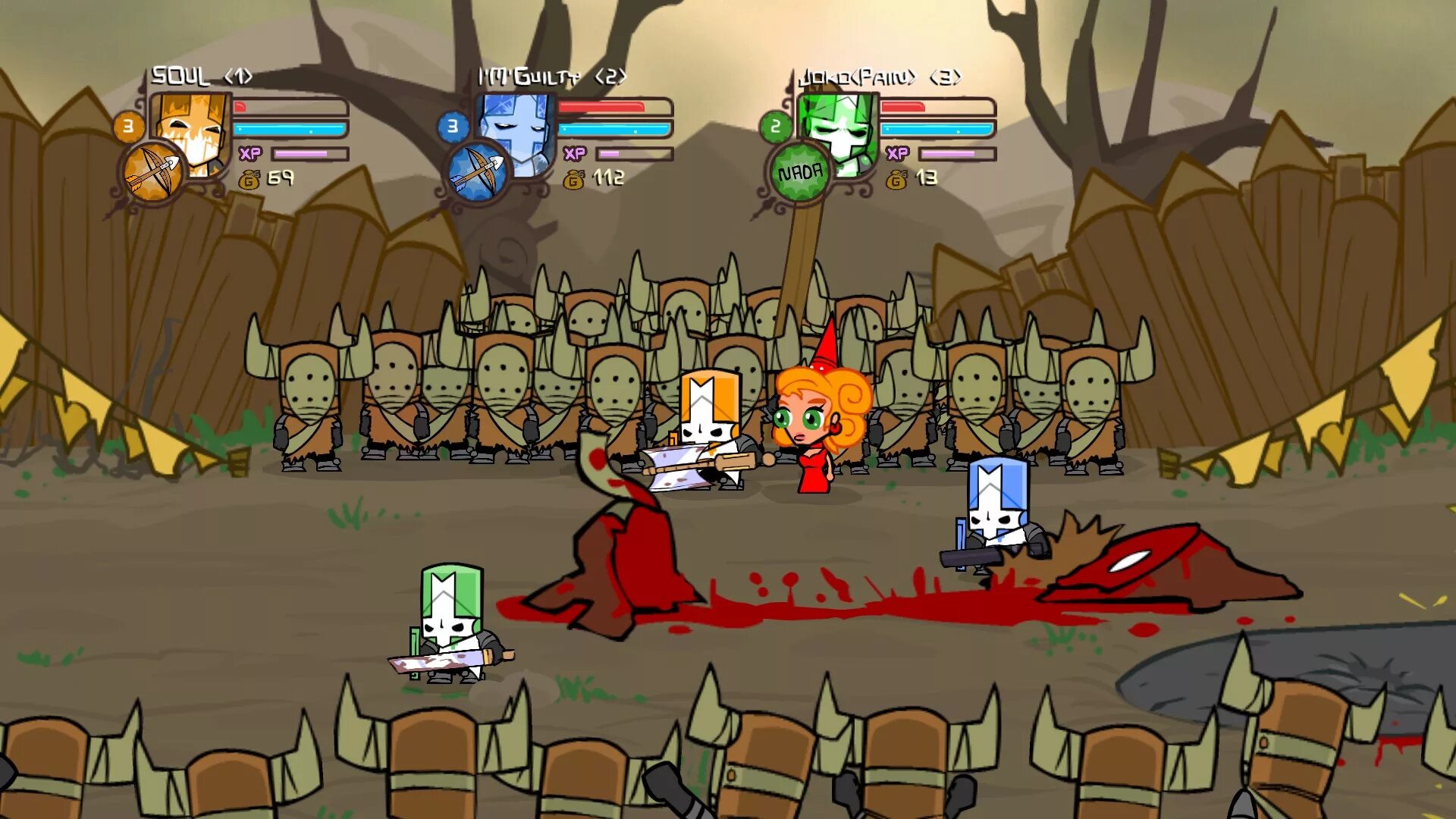 Кастл крашерс. Кастл крашерс 2. Кастл крашерс Скриншоты. Castle Crashers 2012г.