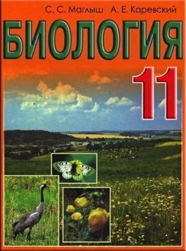 Биология 11 й класс. Биология. 11 Кл. Маглыш, Каревский. Учебник биологии за 11 класс. Пособие по биологии 11 класс. Книга по биологии за 11 класс.