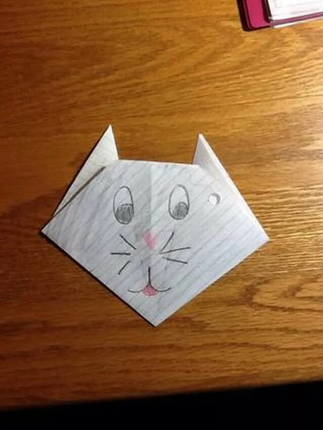 оригами котик из бумаги. котик из бумаги поделка легкая. как сделать котика без клея. бумажные поделки своими руками. объемные поделки из бумаги.