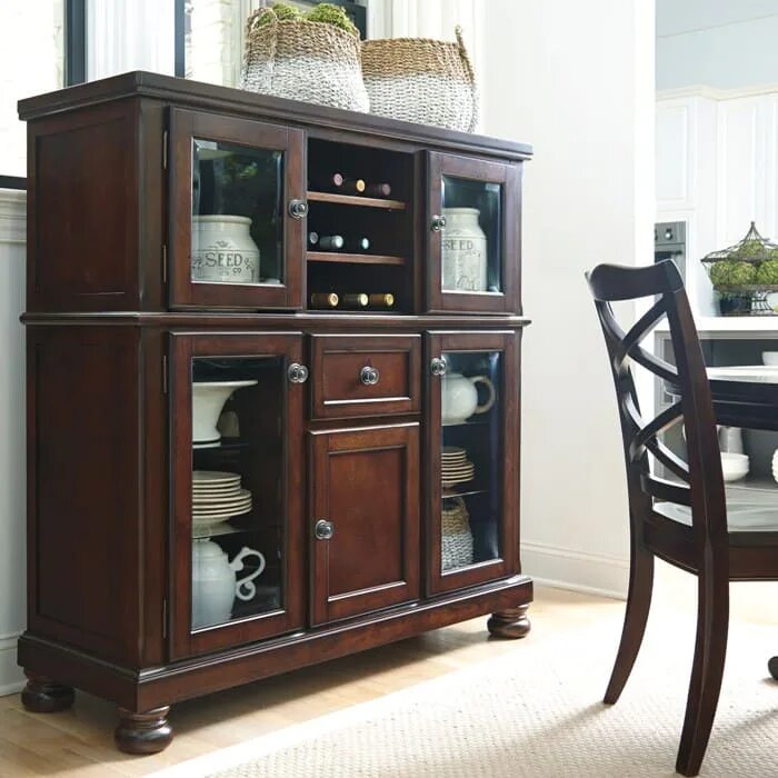 D697-76 буфет Porter. Буфет Малайзия Vinotti. D650-60 буфет Coralayne, Ashley Furniture. Сервант Хельга перекраска. Высокие буфеты