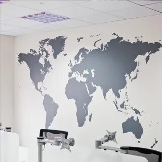 Рамка для карты на стену