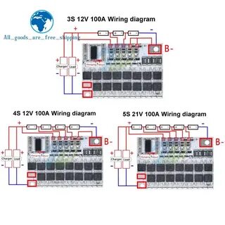 Bms 5s 100a схема