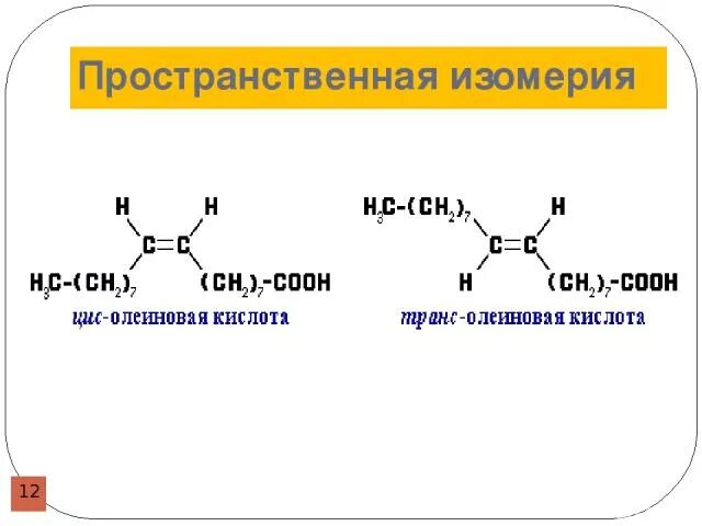 Пространственная изомерия карбоновых кислот. Олеиновая кислота пространственная изомерия. Изомерия карбоновых кислот. Типы изомерии карбоновых кислот. Виды изомерии предельных карбоновых кислот