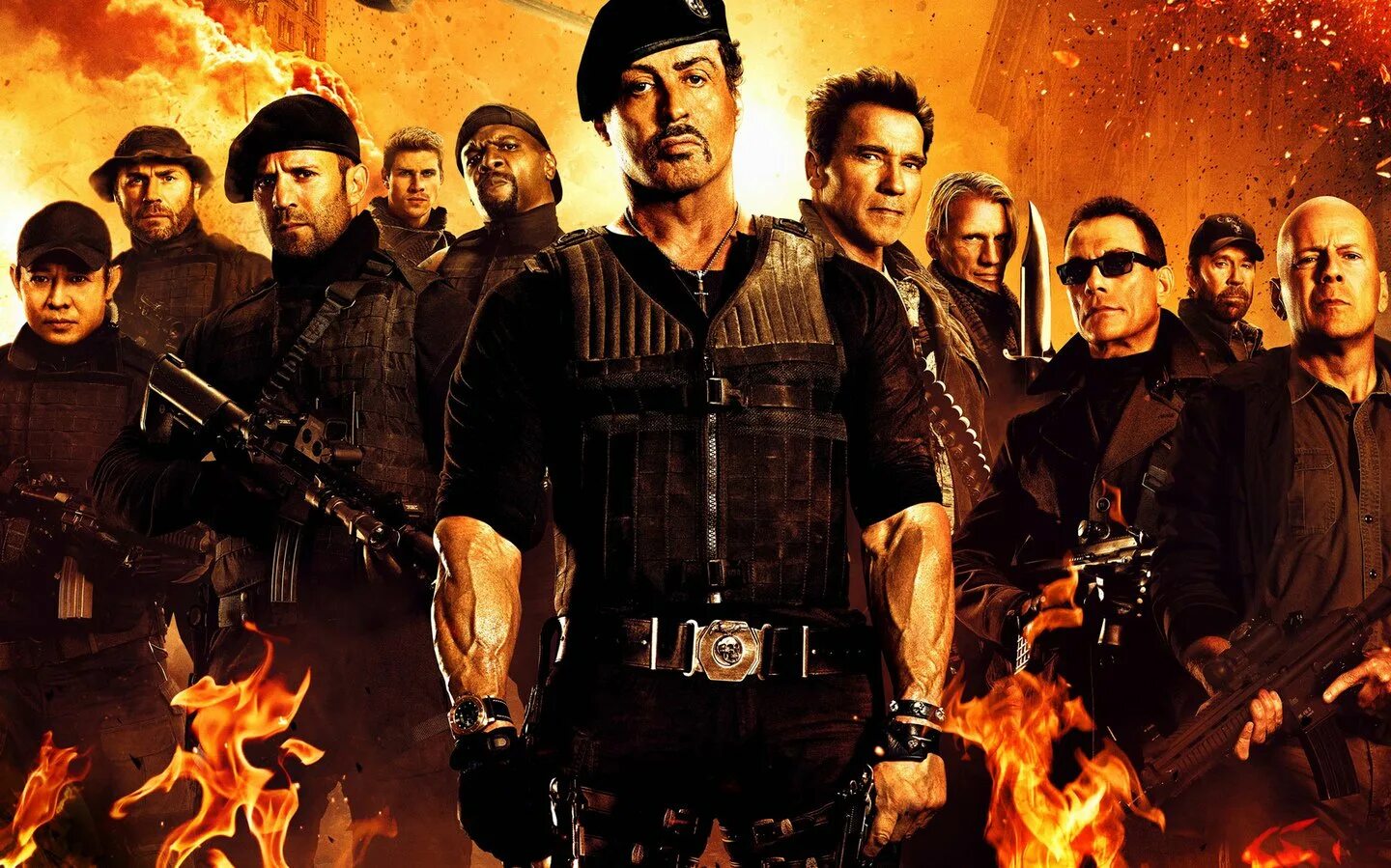 Игра крутая команда. Chuck Norris the Expendables 2 2012.