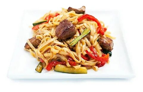Калорийность удона с курицей и овощами