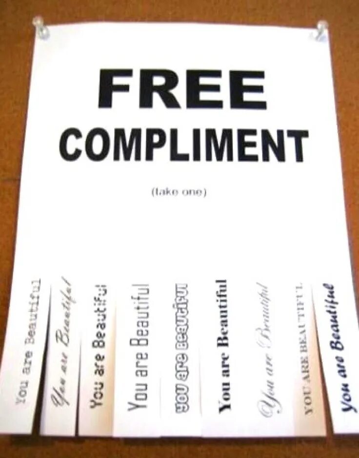 A compliment a bill attention. Pay compliments. compliments. paying compliments.