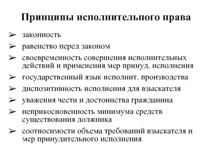 Диспозитивность в исполнительном производстве