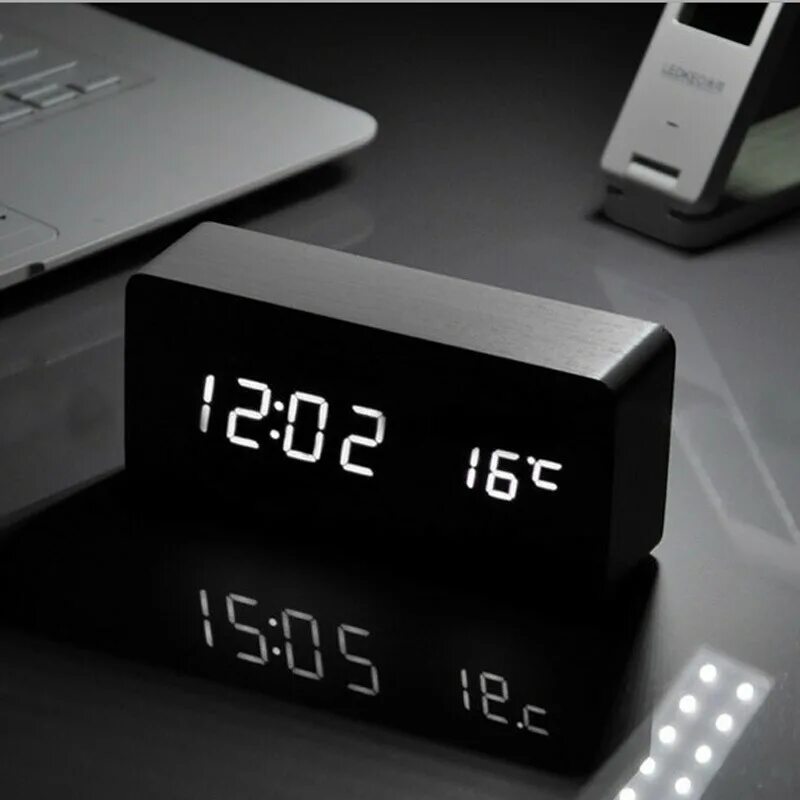 Led будильника. Часы электронные x6510. Электронные led часы настенные (температура-будильник-Дата). Деревянные настольные led часы с термометром SLT-6035. Настольные часы led Wooden Clock электронные.