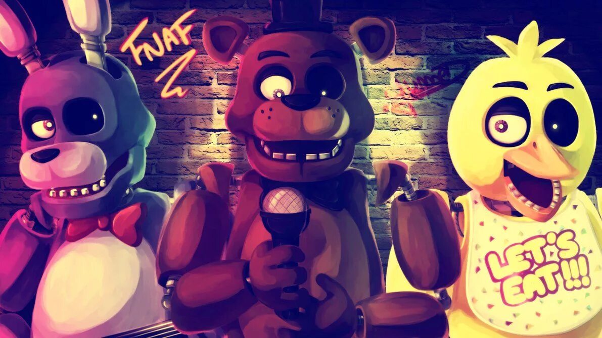 Песня фредди бонни. ФНАФ. ФНАФ 1. Фредди 9. FNAF 1 арты.