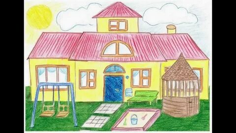 Нарисовать дом по окружающему миру 2 класс