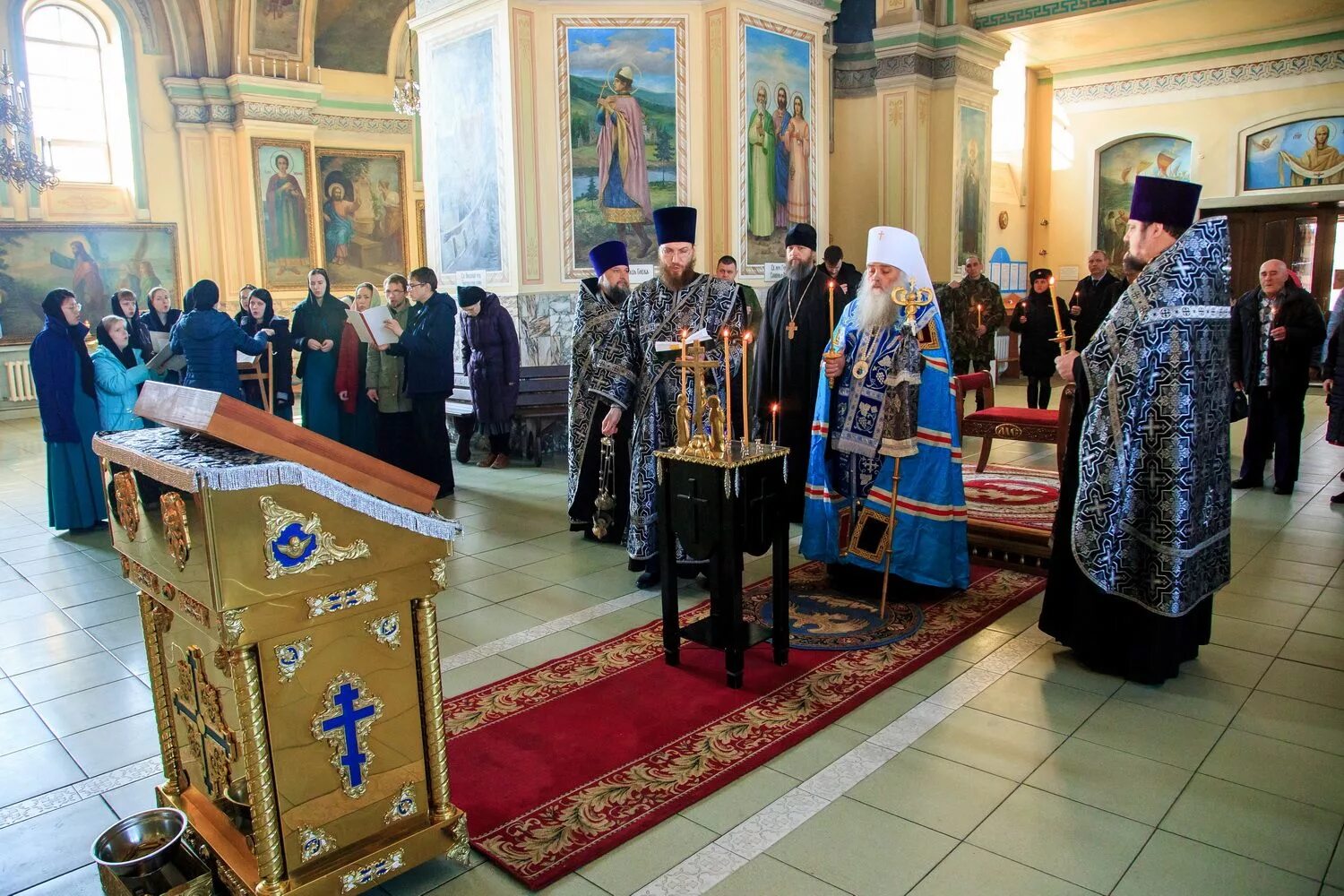 Покровском кафедральном соборе барнаула