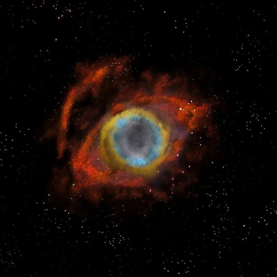 Глаз бога найти человека по номеру телефона. Туманность Хеликс око Бога. Туманность Геликс. Туманность NGC 7293. Туманность глаз Бога.