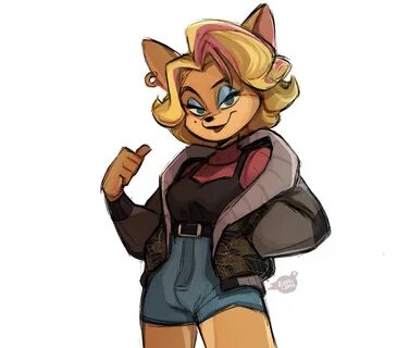 artist:alaynakgray, tawna bandicoot (crash bandicoot), bandicoot, mammal, m...