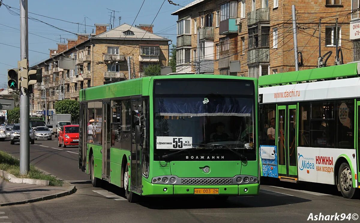 Направление 55 автобус. Волжанин-5270-20-06. Волжанин 5270 Красноярск. Волжанин автобус Красноярск. Автобус МАЗ 103 55 Красноярск маршрут.