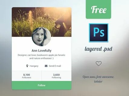 Card profile