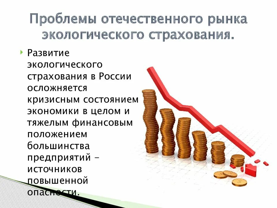 Проблемы страхования в россии. Проблемы страхового рынка. Проблемы формирования рынка. Проблемы экологического страхования.