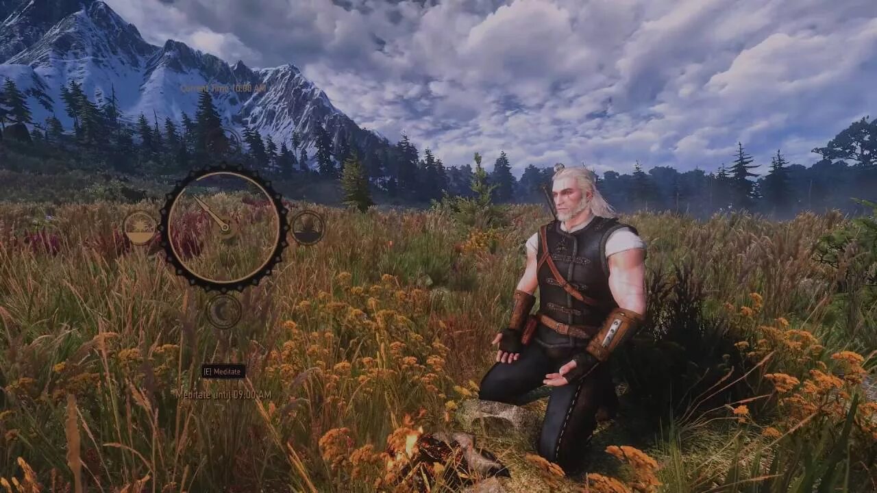 Ведьмак 3 Геральт медитирует. Ведьмак 3: Дикая охота. The Witcher 3 Геральт. Ведьмак 3 часть игра.