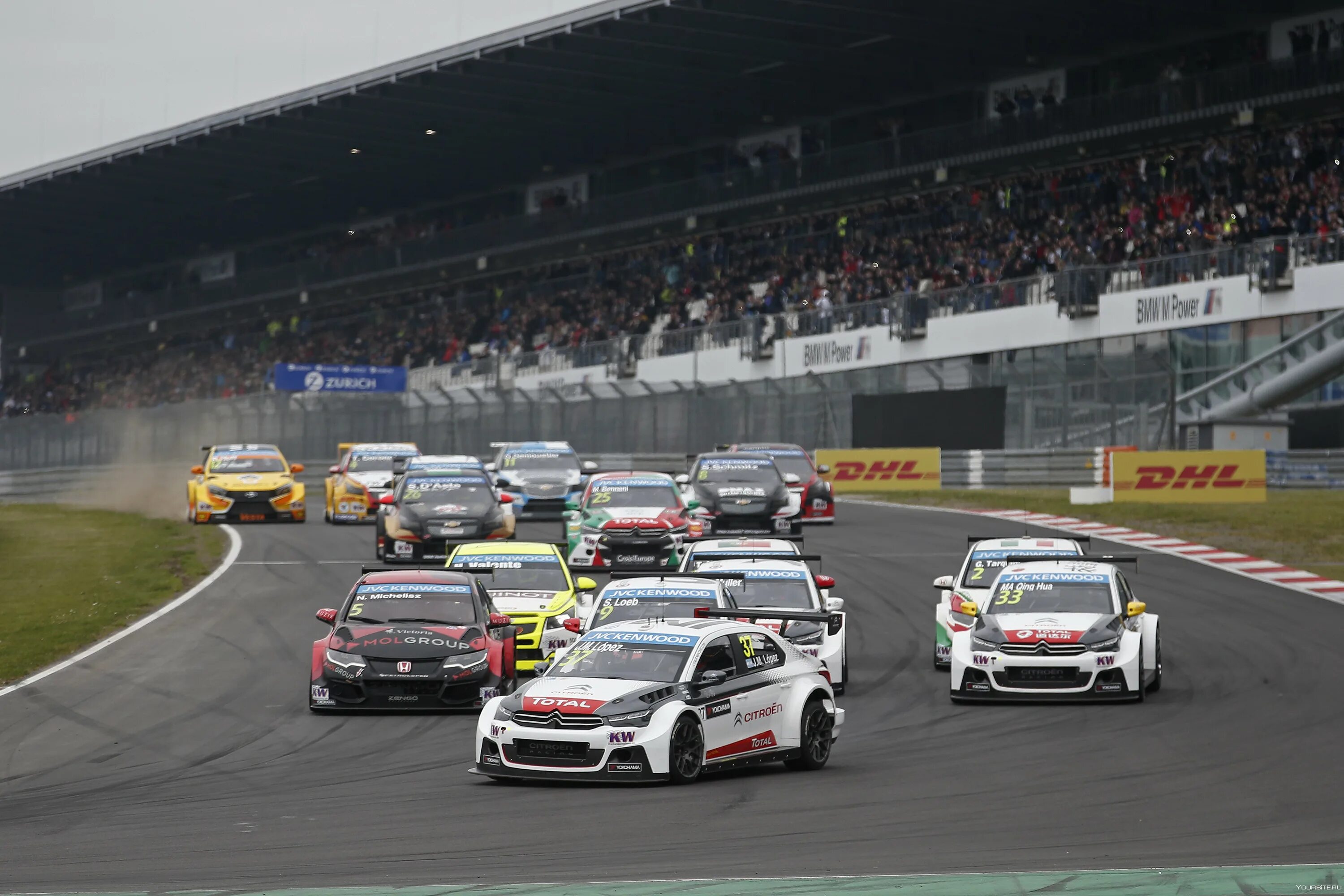 Citroën World Touring car Team. WTCC 2007. Кольцевые гонки. Шоссейно-кольцевые гонки на машинах. Кольцевые авто