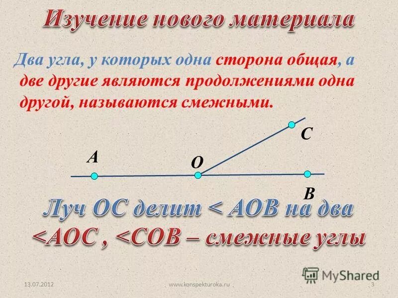 Угол. Измерение углов 7 класс определение. Угол 7 класс урок. Прямая отрезок луч угол. Смежные и вертикальные углы.