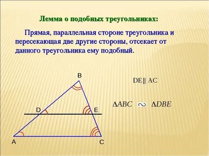 Что такое лемма в геометрии