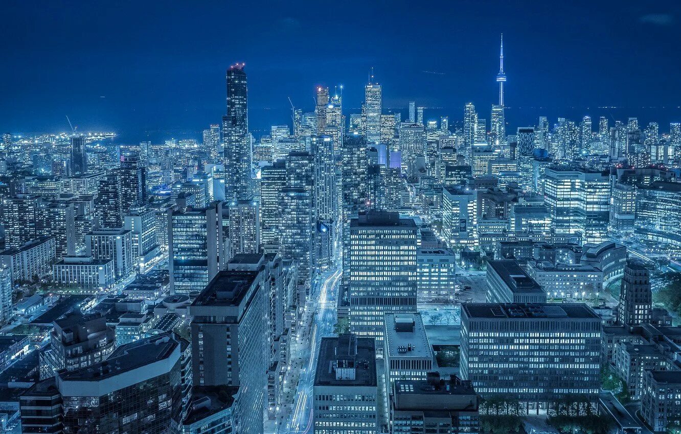 Фотографии размером 1024 2048 пикселей сохранили. Торонто панорама. Панорама Торонто Канада. Ночной Торонто. Канада небоскребы Торонто.