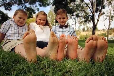 Tickle feet kids