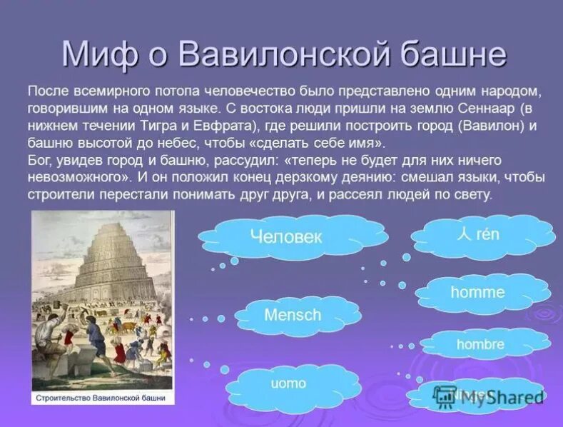 Библейский миф о Вавилонской башне. Вавилонская башня кратко. Предание о Вавилонской башне. Сообщение о Вавилонской башне. Вавилонская башня языки