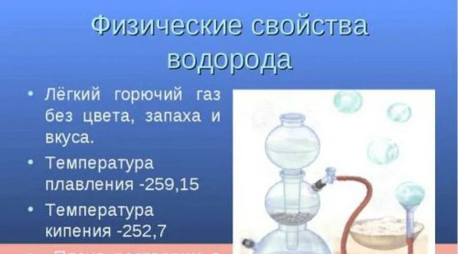 Водород кипение. Физико-химические характеристики водорода.. Физические и химические свойства водорода 8 класс. Физические свойтсваводорода. Физическиесвоцства водорода.