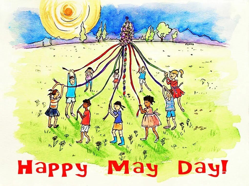 May Day. Майское дерево. Майский праздник в Англии картинки. Английский праздник Майский день. 5 мая на английском