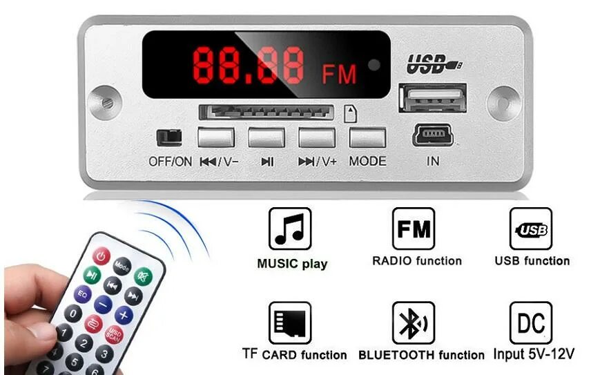 Музыкальный центр mp3 модуль