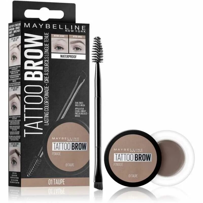 Maybelline New York Tattoo Brow 03 Medium Brown. Maybelline New York помада для бровей Tattoo Brow 03 Medium Brown. Гель Maybelline для бровей Tattoo Brow. Maybelline помада для бровей 03. Brow pomade