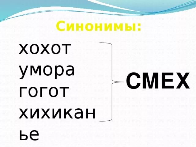 Синоним к слову третьим. Хохот слово. Синоним к слову смеяться. Синоним к слову умора. Смех синоним.