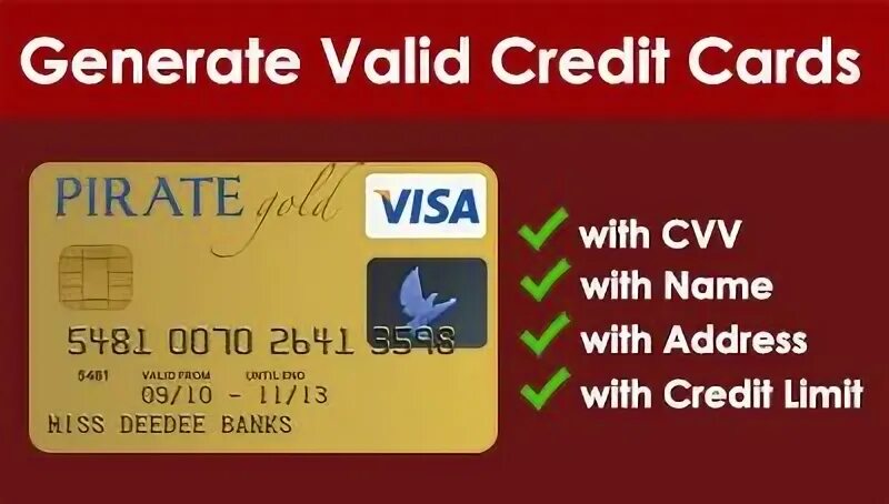 Credit Card CVV. Карта виза. Генератор карт visa.