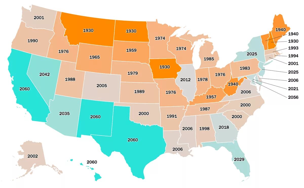 USA 2021. Average salary in USA States. 2029 США. Карта США С названиями Штатов.