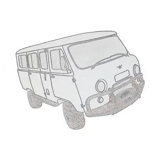 Раскраска машина буханка