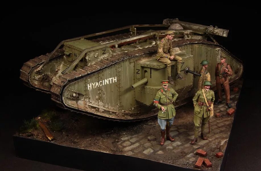 Диорамы первая мировая 1/35. Танк Mark 4 model 1/35. Модели второй мировой войны