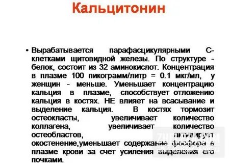 Анализ на кальцитонин подготовка к сдаче анализа