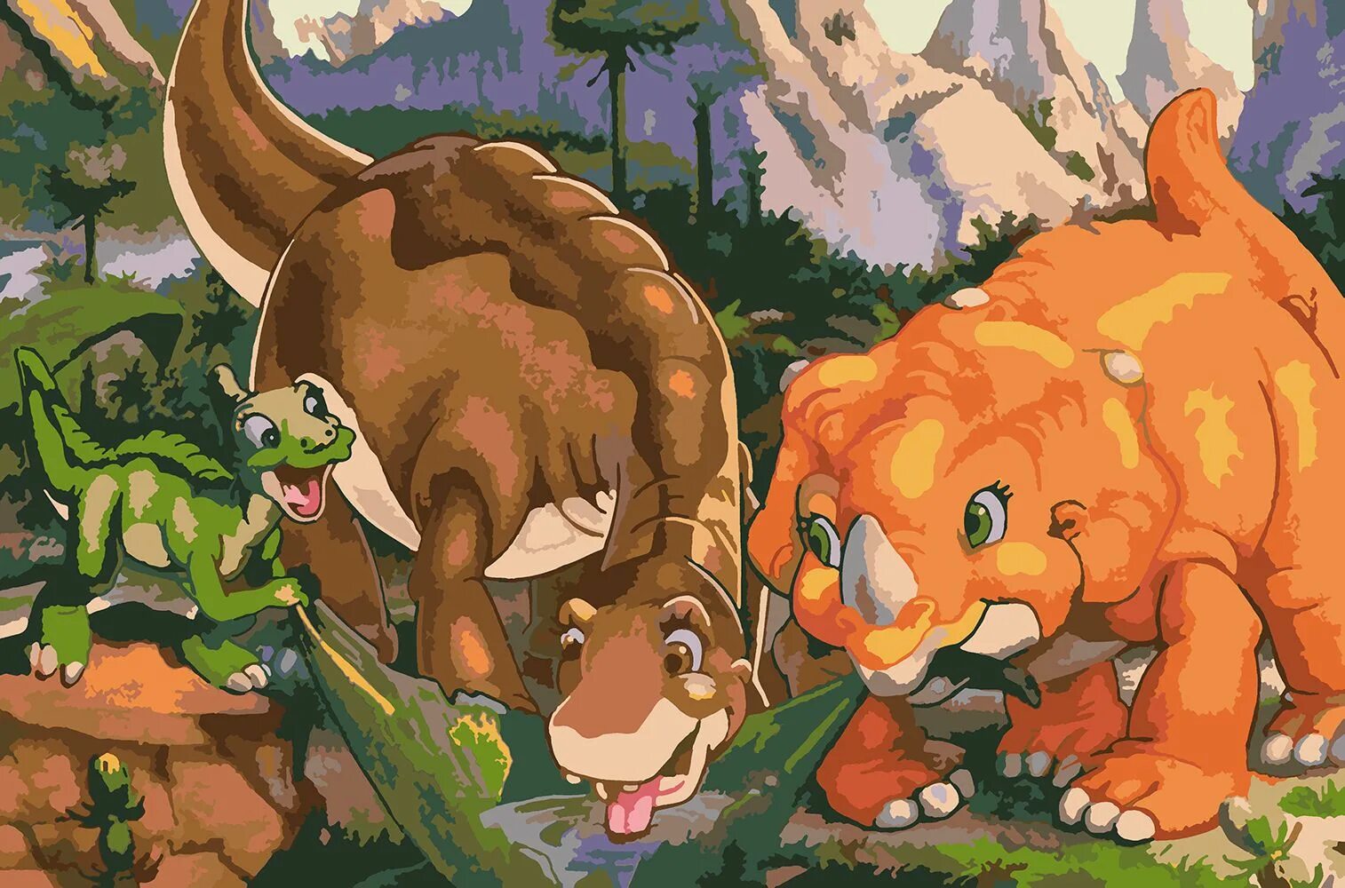 Про динозавров для малышей. Земля до начала времен (the Land before time), США-Ирландия, 1988. Земля до начала времен 3.