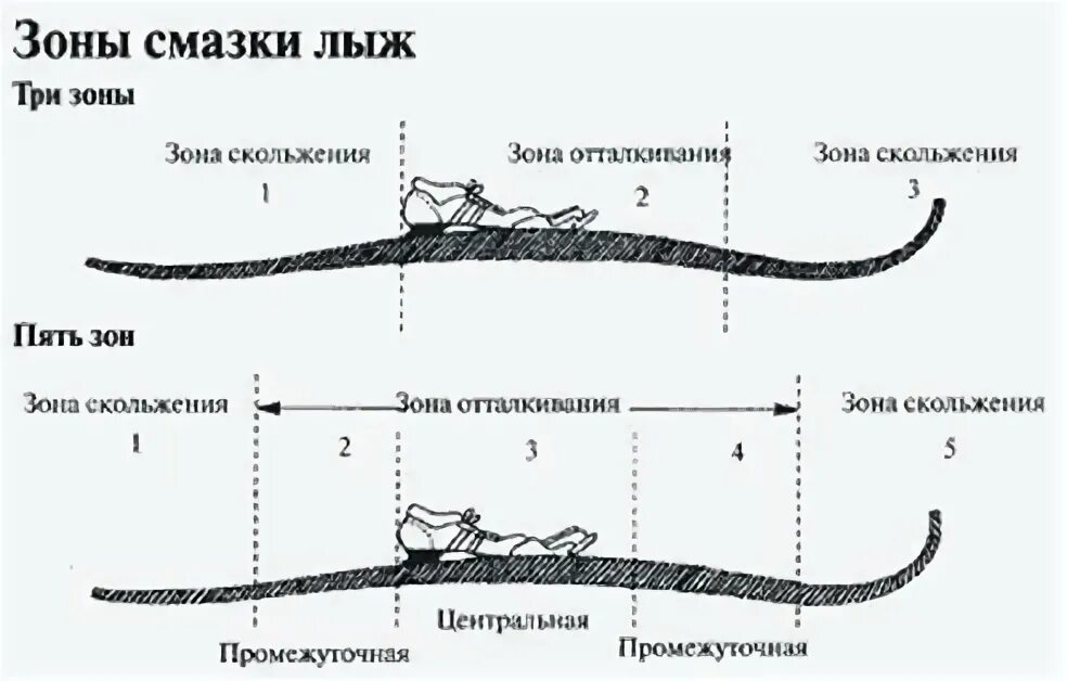 Колодка лыжи