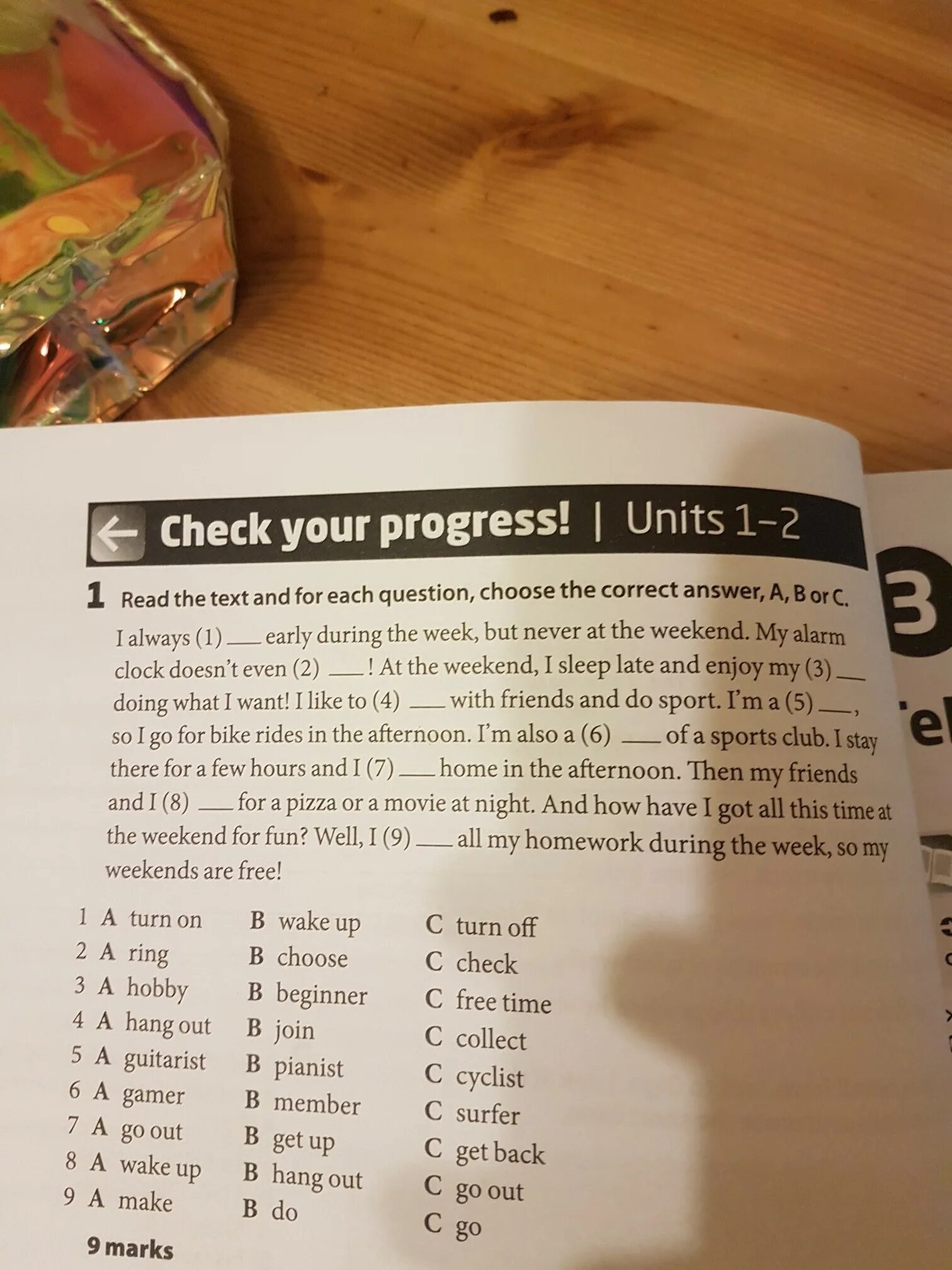 Read the text. Read the text and choose the correct answers. Read the text and answer the questions. Choose the correct answer. Choose the best answer to complete