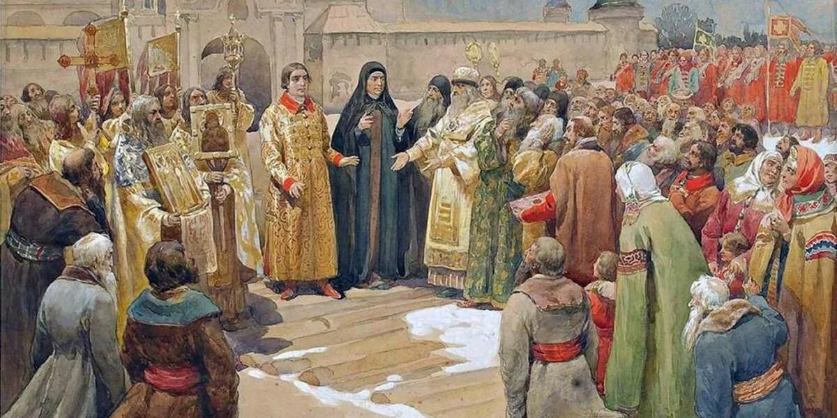 1612 год царь. Ипатьевский монастырь призвание на царство Михаила Романова.