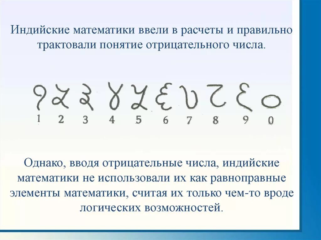 Символы чисел в математике. Обозначение отрицательных чисел в Индии. Математика в древней Индии. Возникновение чисел древней Индии. Цифры в Индии в древности.