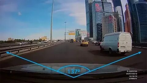 Угол обзора 140 градусов