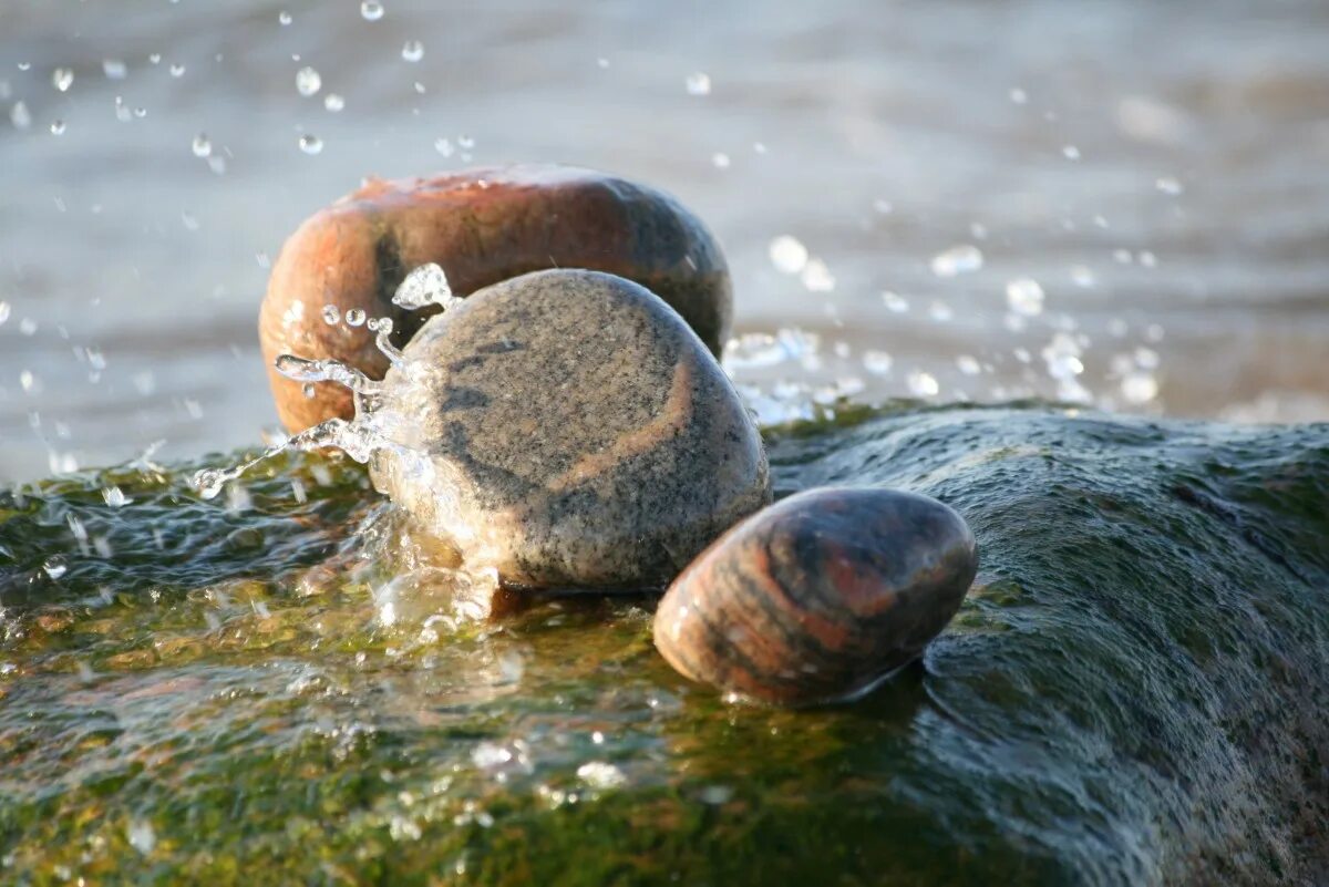 Камень в воде как называется. Камни в воде. камешки в воде. валун в воде. морские камни в воде.