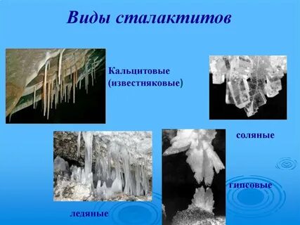 Чем отличаются сталактиты от сталагмитов