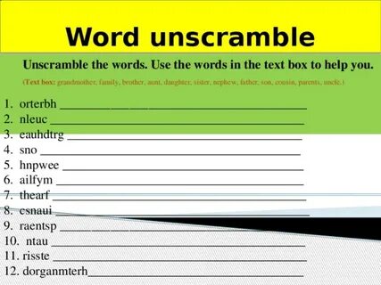Unscramble перевод на русский