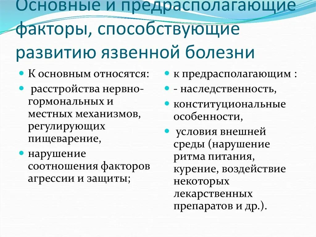 К условиям заболевания относятся. Язвенная болезнь желудка предрасполагающие факторы. Факторы развития язвенной болезни желудка. Факторов являются предрасполагающими к развитию язвенной болезни. Факторы предрасполагающие к развитию язвенной болезни.