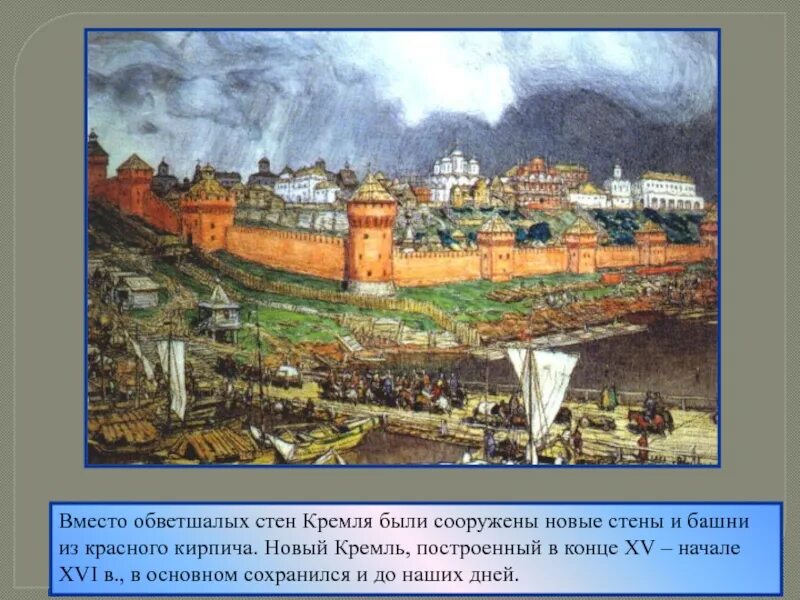 Реки у стен московского кремля какие протекают. Краснокирпичный Московский Кремль при Иване III.