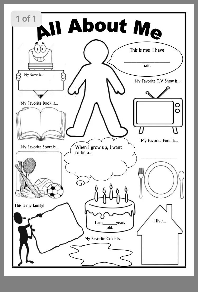 Around me на русском. All about me 2 класс. Задания по теме about myself. Упражнения all about me. All about me Worksheets.